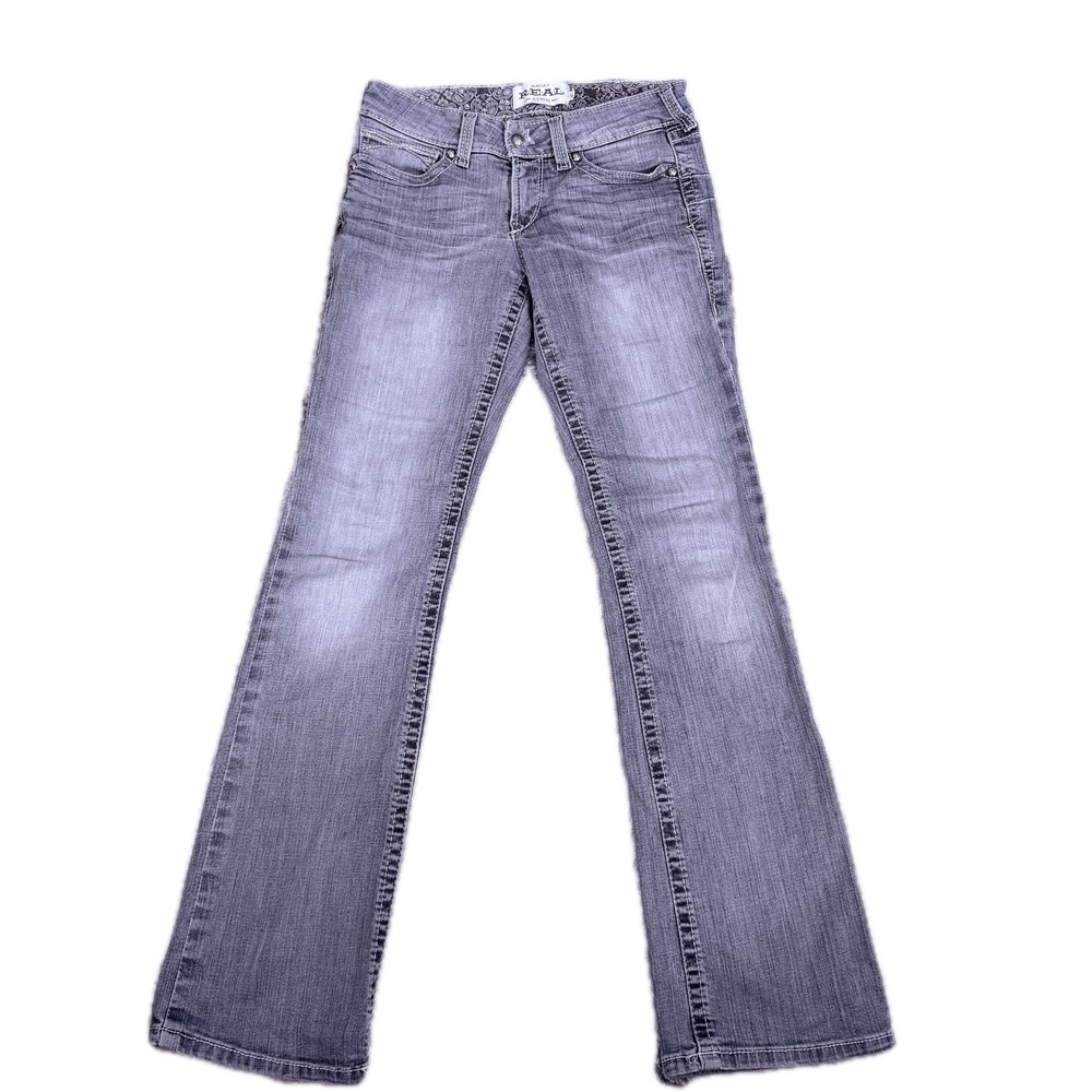 ARIAT Real Mid Rise Bootcut Stonewash Jeans 28L